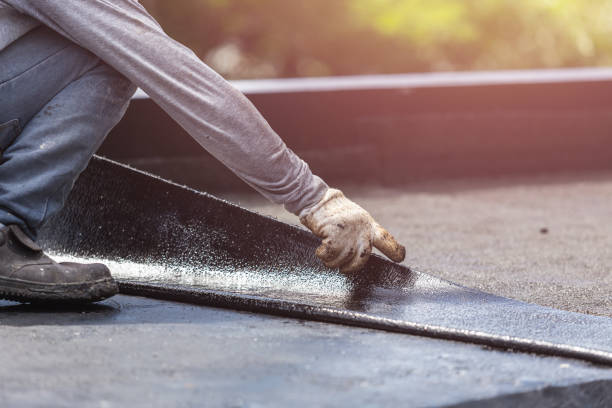 Professional Foundation Crack Repair technician working in New Concord, OH